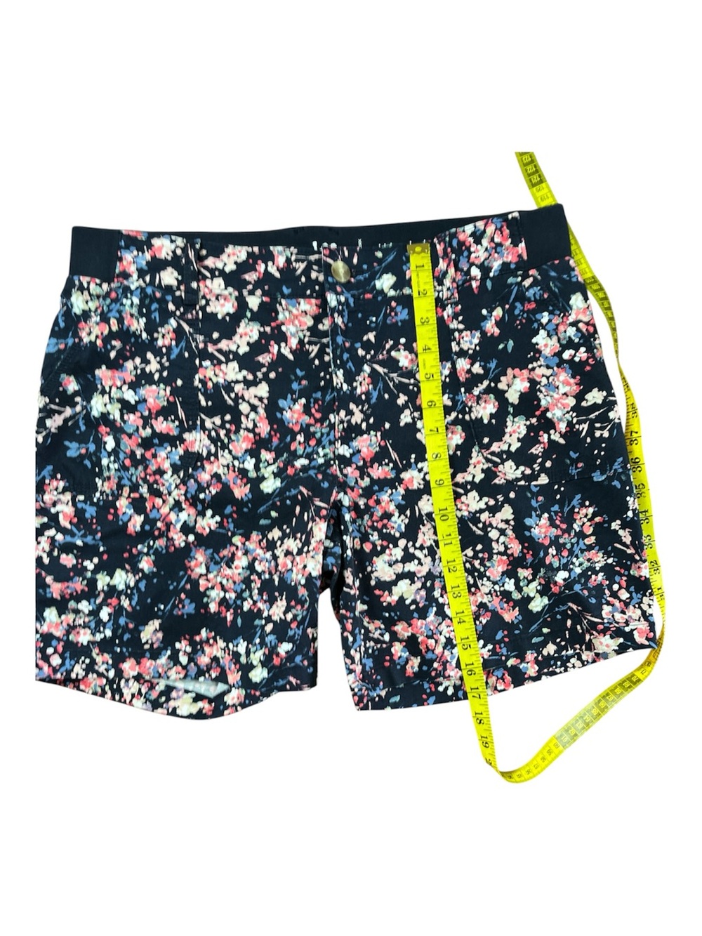 Lee Navy Swim Shorts with Pink & White Floral Print - Picture 3 of 5